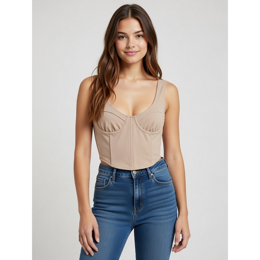 Tic Toc Bustier Top Medium Festival Boho Coquette Casual